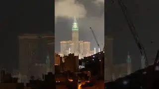 Witness the beauty of rain at Masjid Al Haram ✨