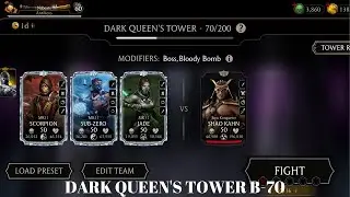 Dark Queen&rsquo;s Tower Boss Battle 70 Fight + Reward MK Mobile