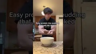 Easy protein rice pudding