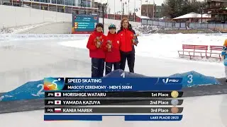 News Day 7 Speed Skating - Men's 500m #LakePlacid2023