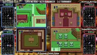 MetroidMst/Lenophis vs Maximum_Barnage/SuperNinTaylor. SMZ3 Co-Op Tournament 2018