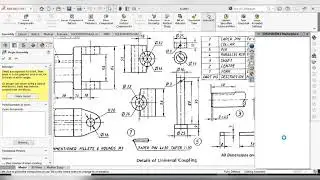 #solidworks-tutorial #SW #UNIVERSALCOUPLING #ASSEMBLYUC