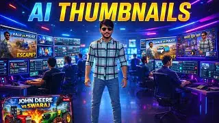 अब चुटकियों में बनाओ High Quality Thumbnail || HOW TO MAKE AI THUMBNAIL FOR YOUTUBE ||Therealgaming 