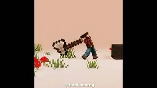 Big Axe Swing Minecraft #shorts