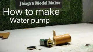 How to make mini water pump machine for our farm house 😁