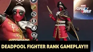 DEADPOOL FIGHTER RANK GAMEPLAY!!! Ft. JayzMarvel MARVEL Super War!!!