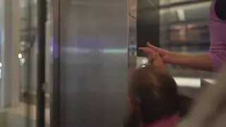 Taiwan Taoyuan International Airport (TPE), KONE elevator - going down