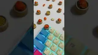 Resin artisan keycaps food series -Hairy Crabs