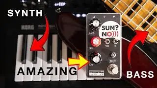 SUNN T MODEL Pedal with bass guitar and synth. Let&rsquo;s go