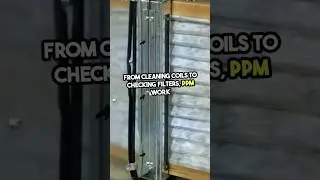 FCU PPM work | fan coil unit | 😳😳 #hvacsystem #hvac #technology #hvactech #hvacservice #tech