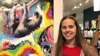 Psychedelic Sloths of Tanganyika at Krystle Cole's Art Gallery