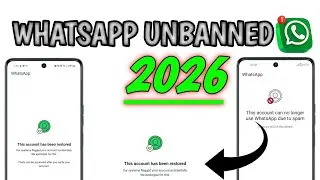WhatsApp UNBAN Fix Solution 2026 | this account cannot be longer use WhatsApp New Process 100% work