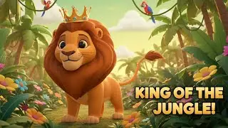 King of the Jungle Lion | Fun & Real Lion Facts for Kids | Learn Animals #lionking #lion#junglestory