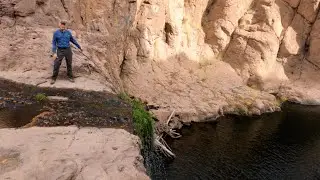 5 DIVING HOLES! Pinal Mountains, Arizona #2 (Easy clues)