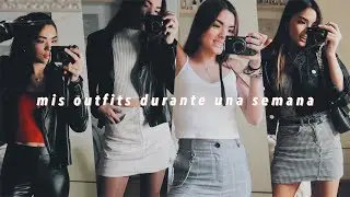 los outfits que he llevado durante una semana al INSTITUTO (1o bachillerato) | @CLAKOVI
