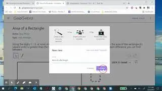 Starting a GeoGebra Classroom