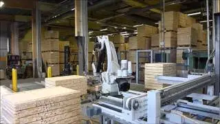 fischertech: Kuka-Roboter-Handling für Holz-Bretter bei IKEA/ robot-handling for woodworking by IKEA