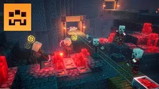 Minecraft Dungeons | Redstone Mines | ft. @mcpeachpies