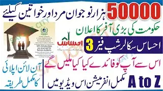 Ehsaas Scholarship 2022 Online Apply - HEC Ehsaas Scholarship - Ehsaas Undergraduate Scholarship