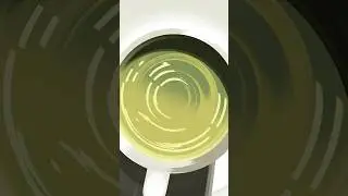 Green tea time 🍵 #motiongraphics #animation