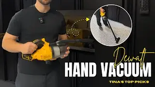 Dewalt Hand Vacuum Suction Power And Portability Test