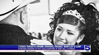New Texas law forces drunk drivers who kill parents to pay child support