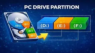 PC Partition Kaise Kare | Drive Split, Shrink, Logical vs Primary | Windows Hindi