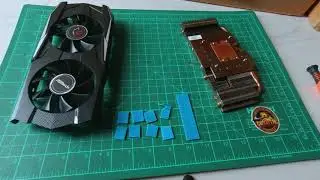 RX 570 4GB ASROCK PHANTOM GAMING VIDEO CARD THERMAL PASTE AND PADS