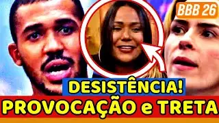 💥😱 BBB26: DESISTÊNCIA e TRETA! PIOR SOBRE Matheus APARECE; Ana Paula PROVOCA Sarah ELA NÃO AGUENTOU