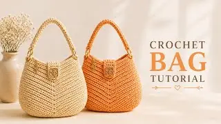 Step by step crochet tutorial💖💖large and practical tote bag-perfect for the working woman 2025