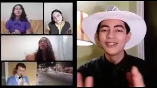 Song created by a group of creative people using video conferencing