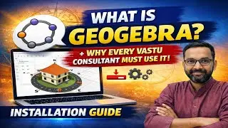 Day 1/10: Stop Using Compass for Vastu ❌ Use GeoGebra Instead #vastu #geogebra #vastutips #vastu2025