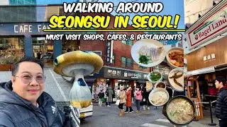 Exploring Seoul’s Coolest Neighborhood - SEONGSU!🇰🇷 | Cafes, Food & Must-Visit Shops