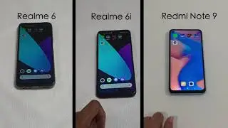Realme 6i vs Realme 6 vs Redmi note 9: Speed Test Comparison