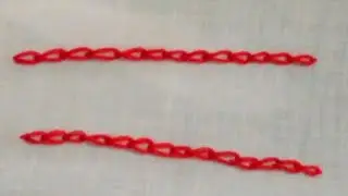How to make Chain Stitch Embroidery | Beginners