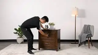 Martin Svensson Home Nightstand with Personal Security Drawer