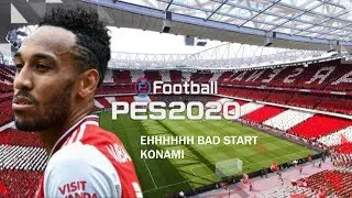 THEY RELEASED IT LIKE THIS??? | PES 2020 FIRST IMPRESSION
