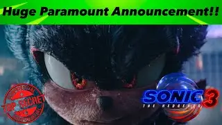 Paramount Announces TOP SECRET 🤫 EXCLUSIVE Sonic Movie 3 Giveaway