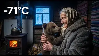 At −71°C, an Elderly Woman Rescued a Freezing Bear Cub — A Miracle in Siberia