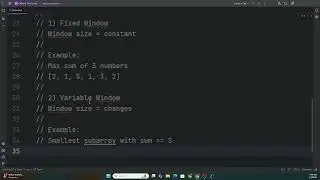 Fixed vs Variable Sliding Window