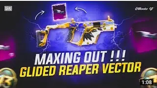 New golden vector crate opening pubg Mobile good luck
