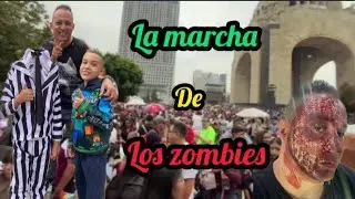 Por primera vez en la Gran y espectacular MARCHA DE ZOMBIES Ciudad de MÉXICO 2025 
