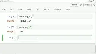 5. Indexing and Slicing With Strings