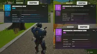 How to Craft a Mechanical Bow, a Mechanical Explosive Bow, and a Mechanical Shockwave Bow