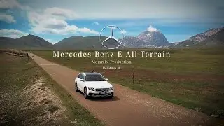 Mercedes Classe E All-Terrain 220d 4Matic - From Drone - Road driving in Campo Imperatore (AQ) - 4K