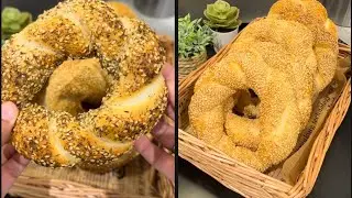 SIMIT (Turkish Bagel) Recipe || Perfect Turkish Street Style Bread || How to Make SIMIT At home