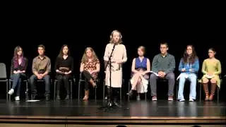Grace Converse recites 