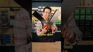 Sabes cu&aacute;l es la diferencia entre estos dos serruchos?