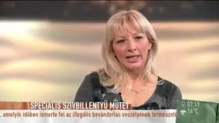 Speciális szívbillentytű-műtét Magyarországon is - 2015.11.11. - tv2.hu/mokka