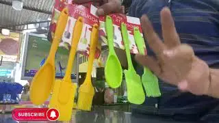 Set Of 3 Silicone Kitchen Baking Cooking Utensil Set - Spreader, Basting Brush, Spatula#shoaibahmad
